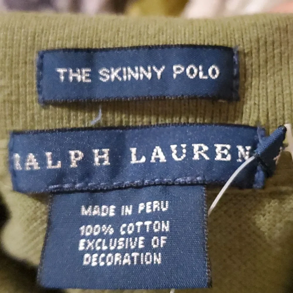 RALPH  LAUREN THE SKINNY POLO XS BOY